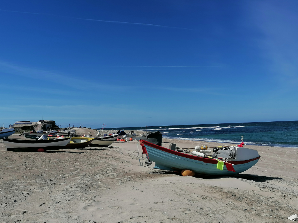 Boote-am-Klittmoller-Strand Boote-am-Klittmoller-Strand