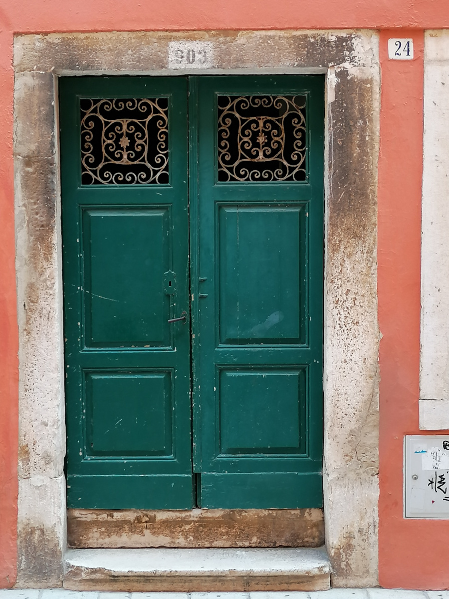 Farbenfrohe Haustüre Farbenfrohe Haustüre