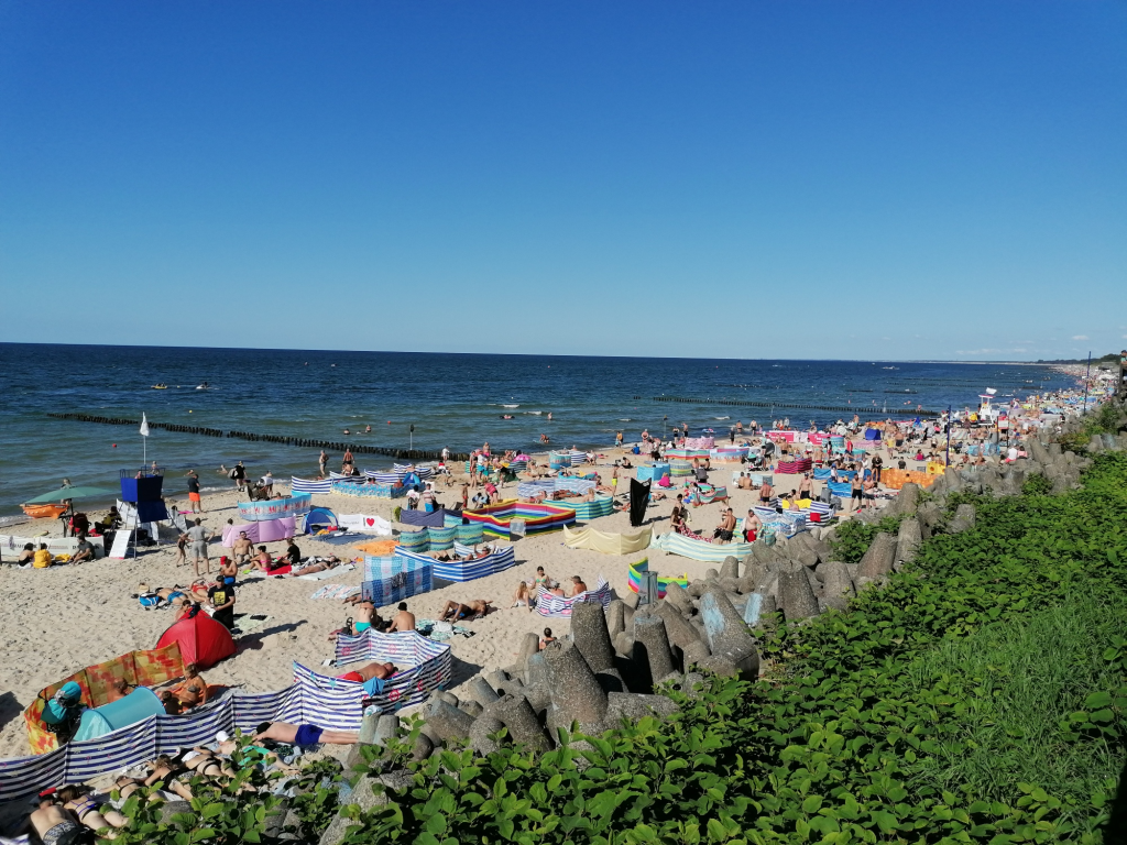 Ostseestrand in Mielno Ostseestrand in Mielno
