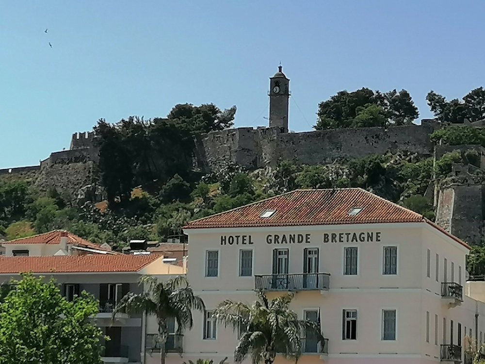Nafplion mit Blick auf die Festung Nafplion mit Blick auf die Festung